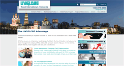 Desktop Screenshot of corp.uniglobetravel.com